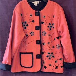Heavyweight Wool Embellished Jacket